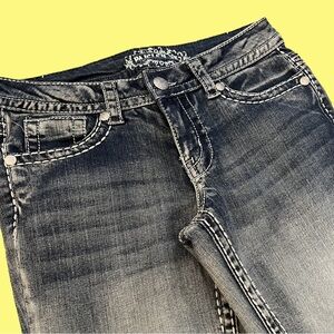 Paisley Sky Bootcut Flare Detailed Women's Jeans - 6